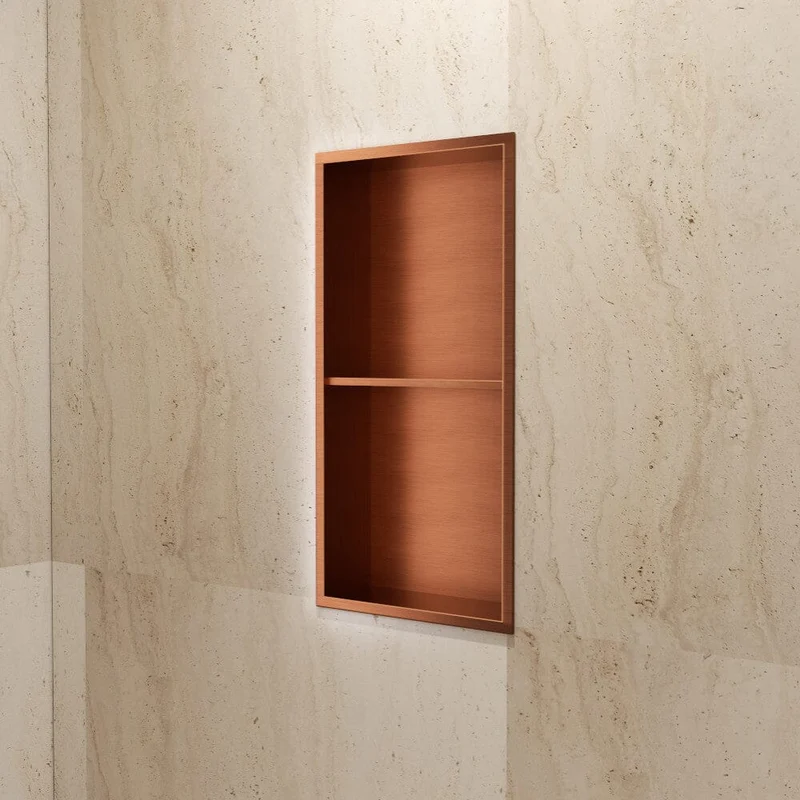 Wandnische Dusche ARTIC gebürstetes rosegold