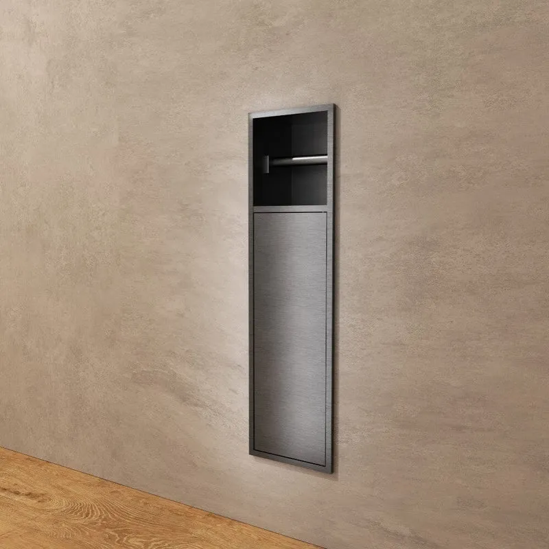 WC-Modul unterputz EGEAN black gun metal